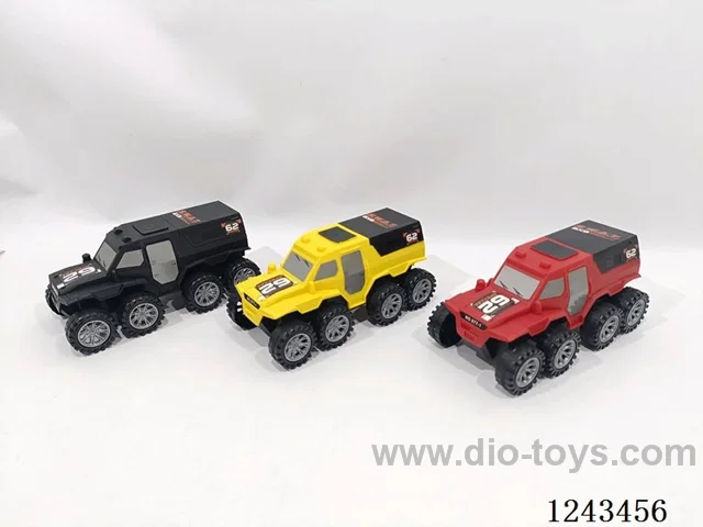 Inertial 8-wheeled Off-Road Vehicle 3 colors