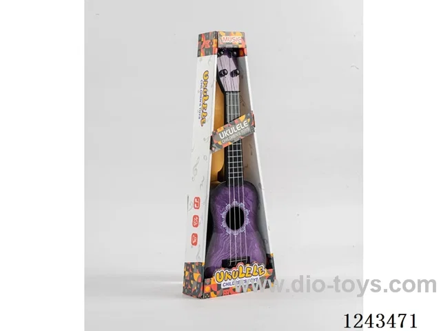 17 inch guitar 4-string ukulele (nylon strings) purple