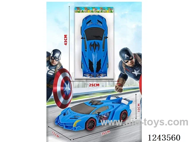 Captain America inertia sports car