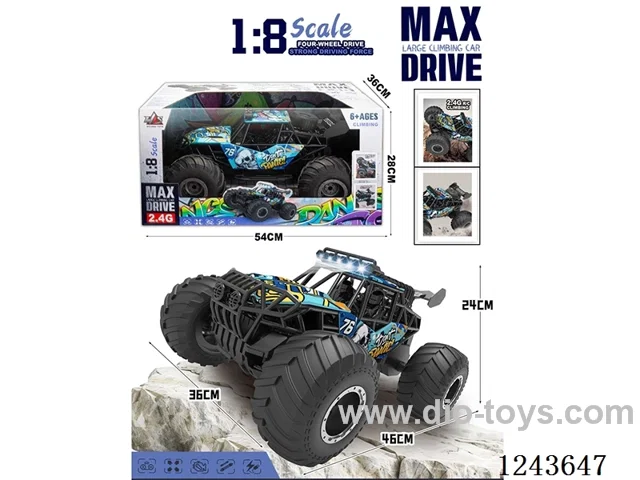 1:8 4WD RC off-road buggy W L/M included battery