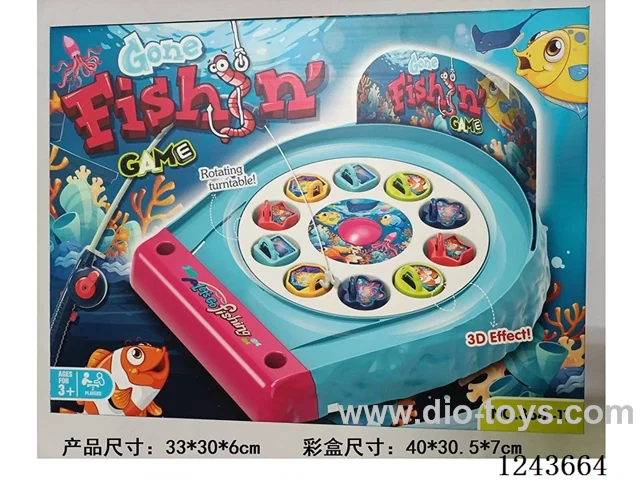 B/O fishing game with music not included battery 2 *AA