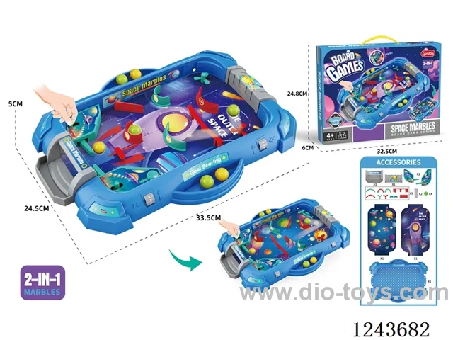 Marble Table Game (2-in-1)
