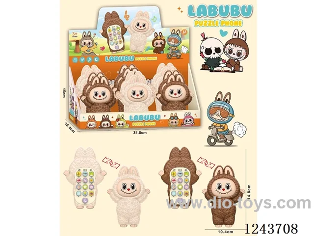 LABUBU mobile phone with music(12PCS single price)