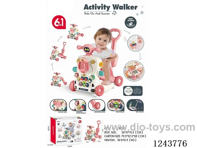 Multifunctional Walker 6 in 1 (GCC)not included battery