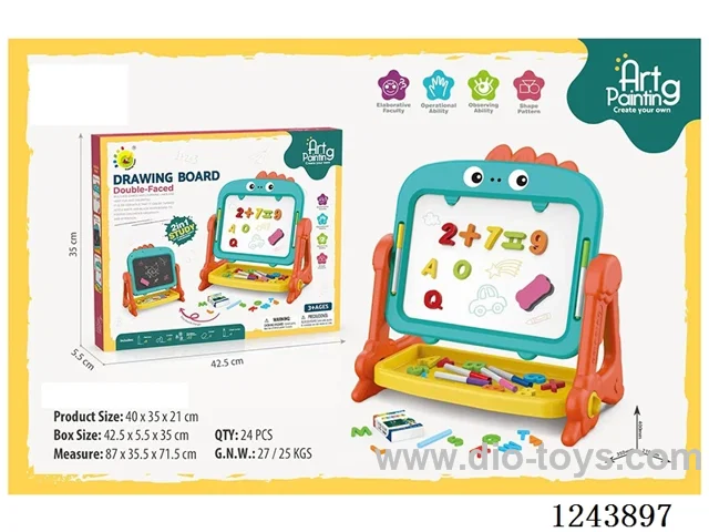Children's double-sided drawing board