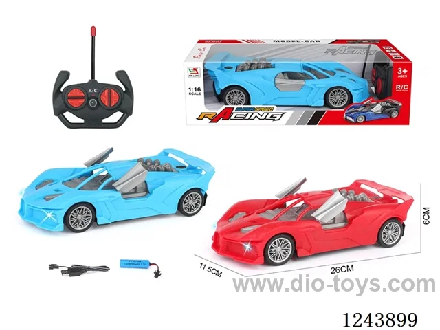 1:16 4ch open door Bugatti RC car (included battery)