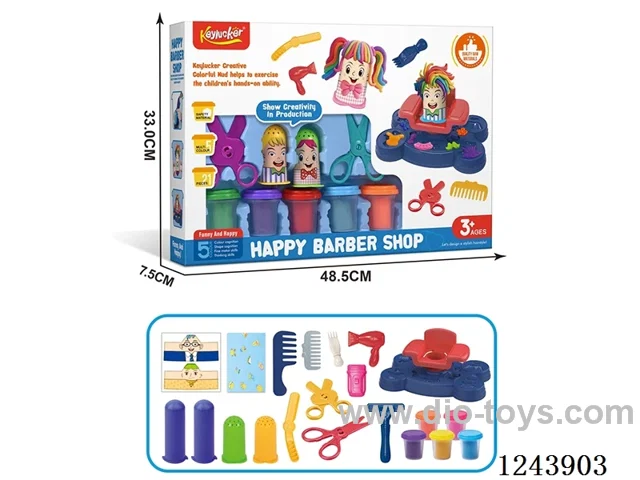 Colourful clay family Stylist