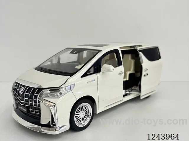 1:18 Alloy Pull Back B/O Door Erfal car 2 colors included battery