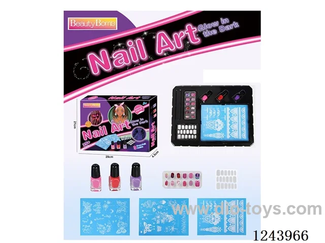 Glow-in-the-dark Tattoo & Glow-in-the-dark Nail Polish Set