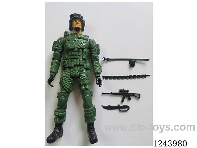 Multi-Joint Lighted Soldier with Accessories 2 mixed