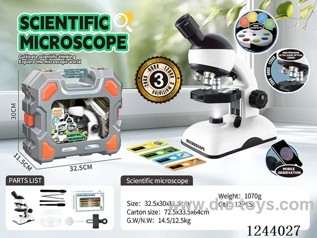 Scientific Microscope Tool Carrying Case Set-AA*2/not included