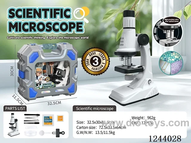 Science Microscope Tool Carrying Case Set-AA*2/not included