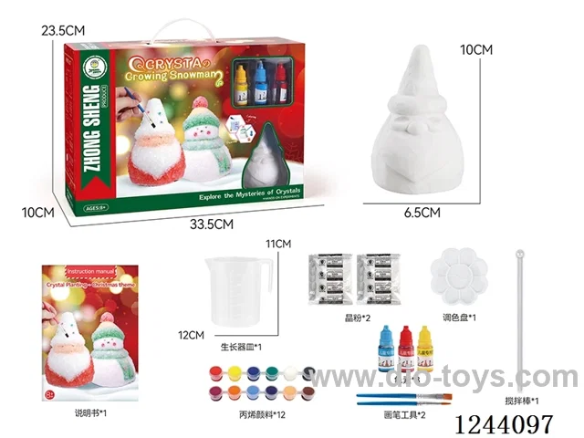 Growing Crystals - Frozen Father Christmas