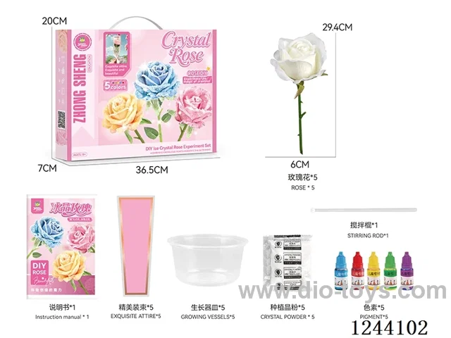 Science Experiment Ice Crystal Roses (5 PCS)