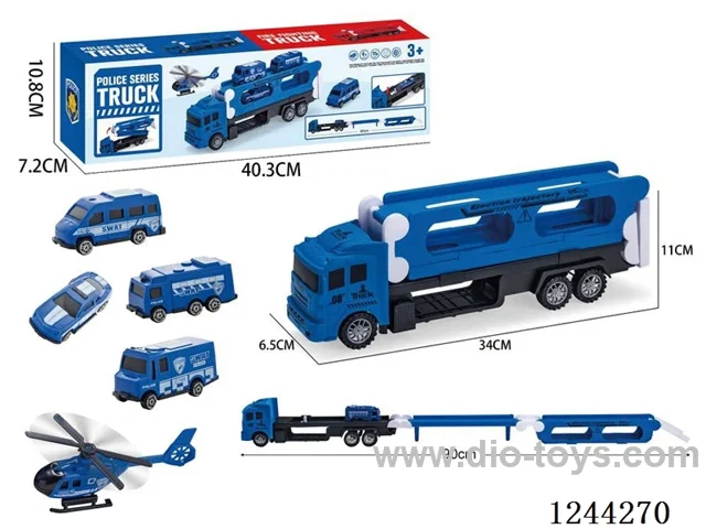 Folding free wheel catapult cargo car (with 5PCS free wheel car)