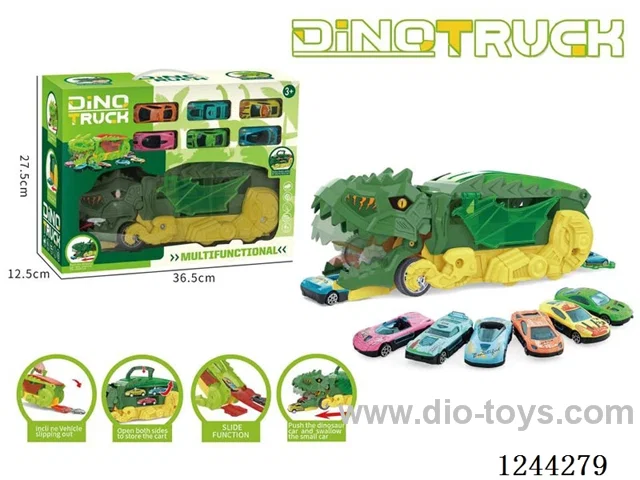 Tuna Car Transformer Dinosaur (with 6PCS alloy car randomly)