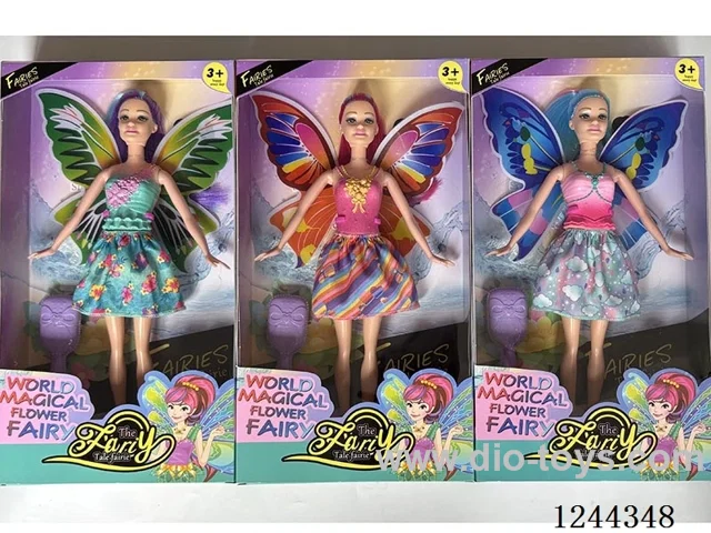 11.5 inch Flower Fairy Doll/3 mixed