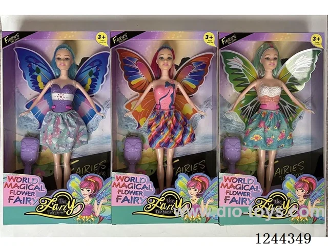 11.5 inch Flower Fairy Doll/3 mixed