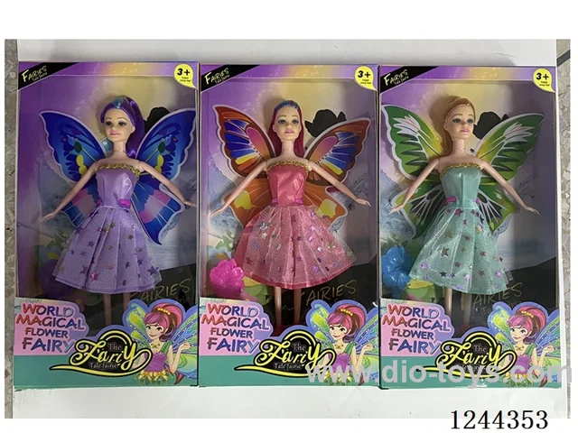 11.5 inch Flower Fairy Doll/3 mixed