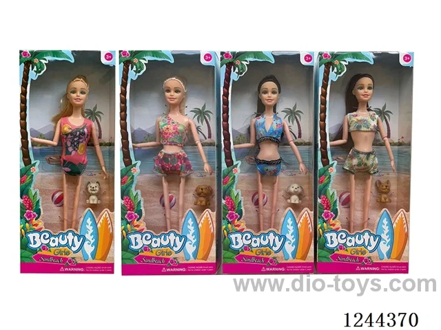 11.5 inch jointed doll/4 mixed