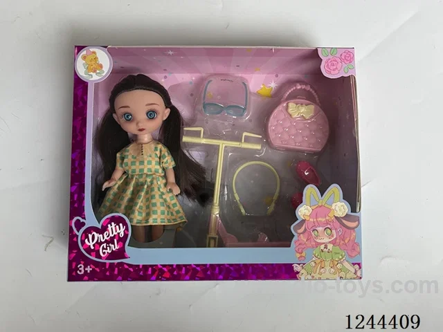 6 inch 3D eye doll