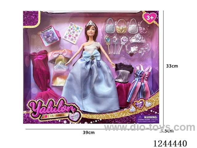 11.5 inch jointed dress up dolls