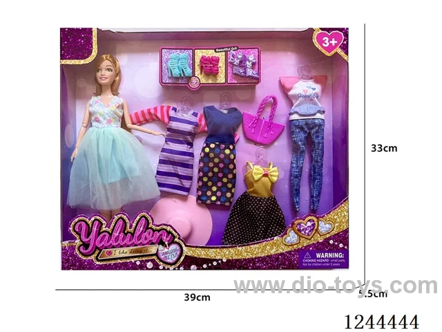 11.5 inch jointed dress up dolls