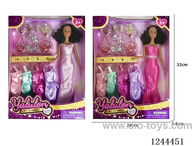 11.5 inch jointed doll/2 mixed