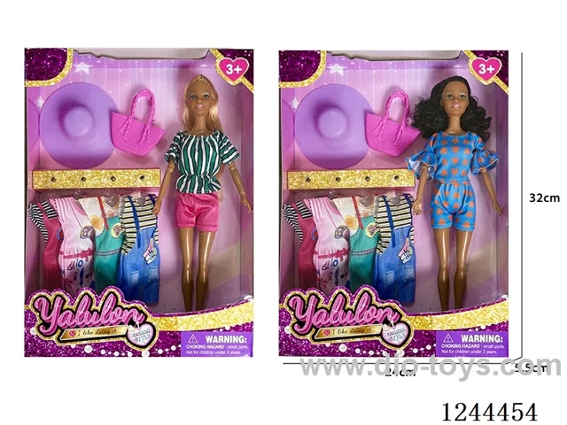 11.5 inch jointed doll/2 mixed