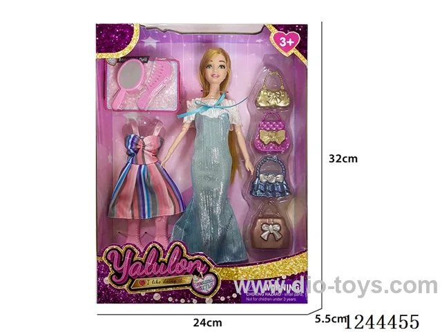 11.5 inch jointed dress up doll