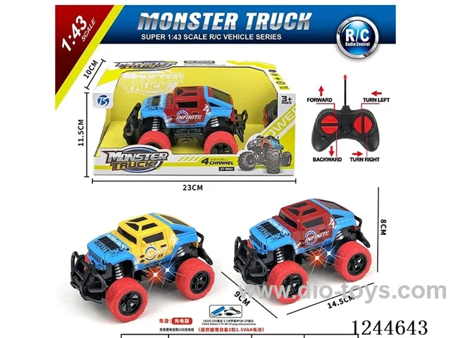 4ch RC car with lights