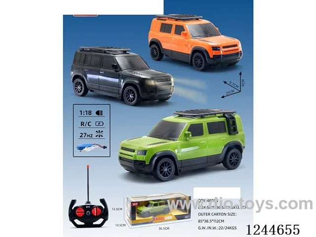 1:18 4ch rc car with light