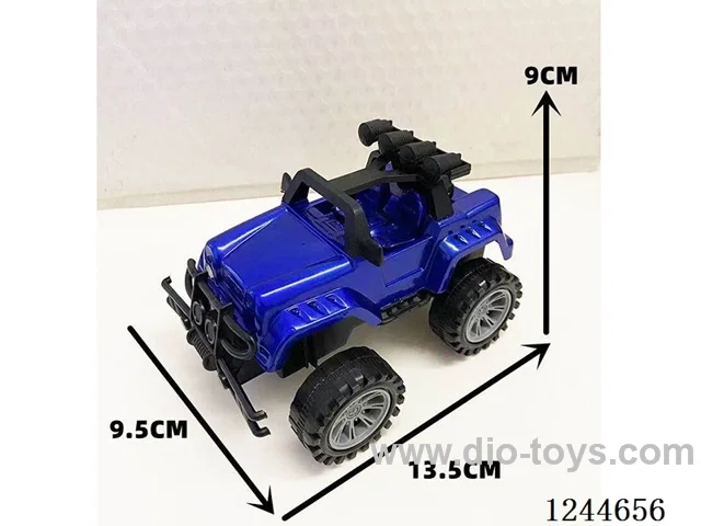 Inertia car, three colours mixed