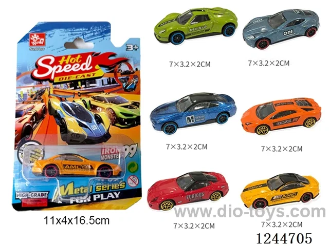 1:64 free wheel alloy car