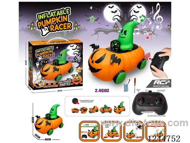 2.4G Inflatable RC Pumpkin Car Included battery