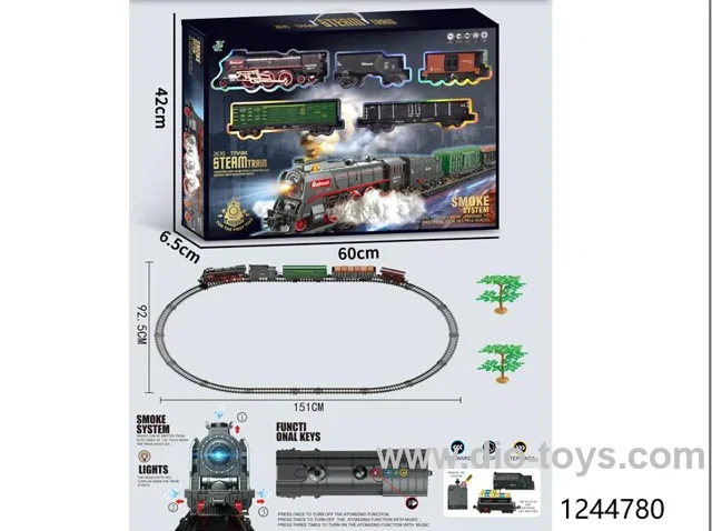 B/O smoking train track with light and sound