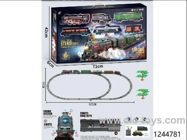 B/O smoking train track with light and sound
