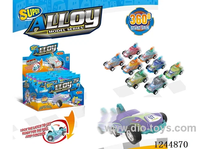 Alloy Pull Back Bouncing Car 8PCS