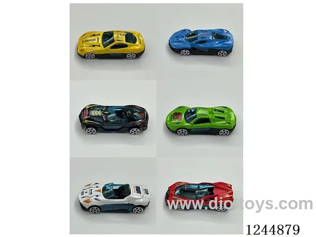 free wheel Alloy Racing Car 6PCS/bag