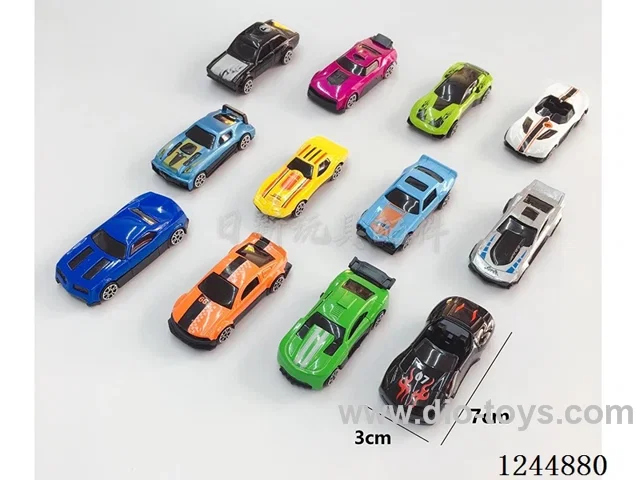 free wheel Alloy Racing Car 12PCS/bag