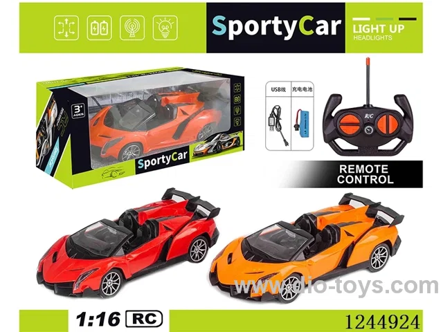 1:16 4ch RC Racing Car with Lights (Included Battery)