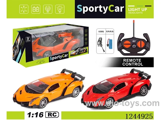 1:16 4ch RC Racing Car with Lights (Included Battery)