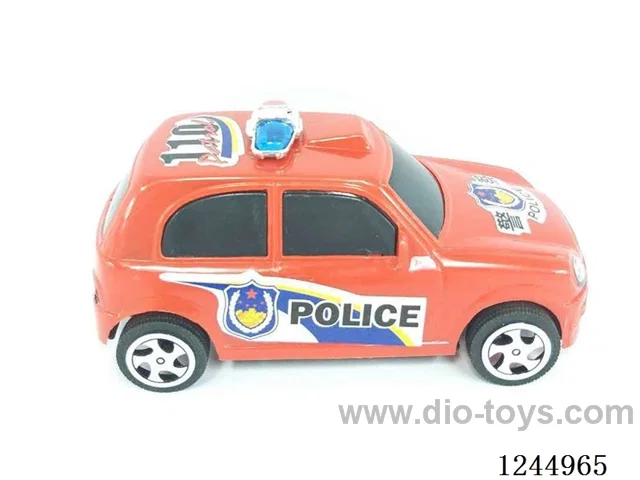 Wire-pulling police car 3 colors