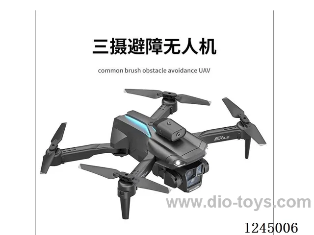 Obstacle avoidance optical flow three lens aerial drone included battery(360 degree obstacle avoidance with optical flow positioning ESC servo lens switching between horizontal and vertical shooting)