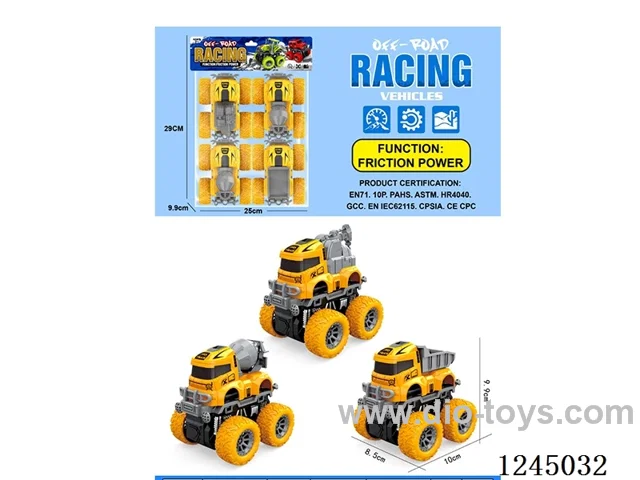 inertial stunt engineering car 4PCS