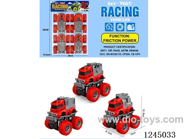 inertial stunt fire truck 4PCS