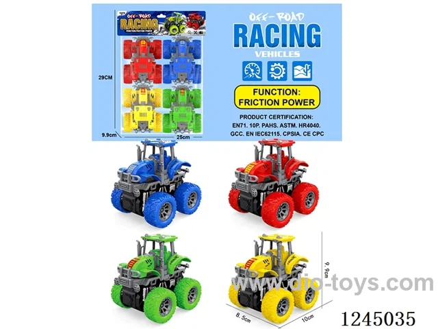 inertial stunt farmer car 4PCS