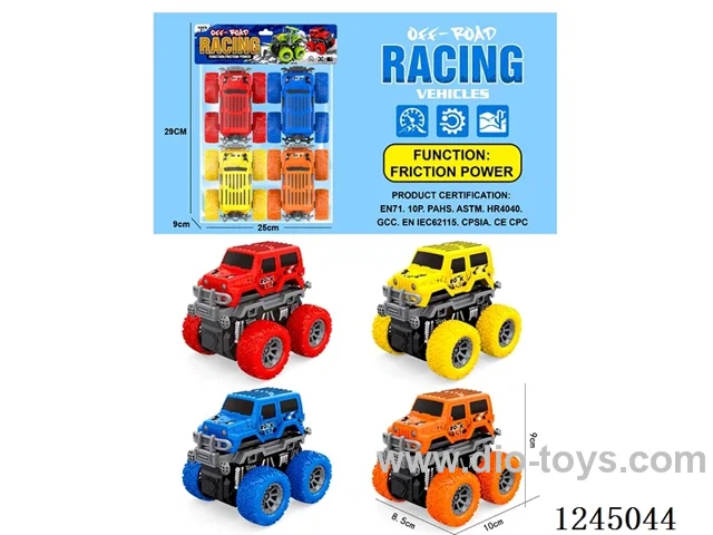 Inertial Stunt Jeep 4PCS