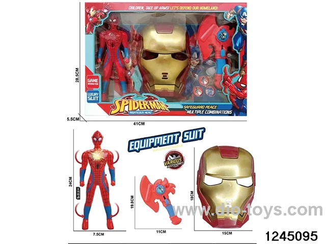 Heroes & ironman mask & axe set