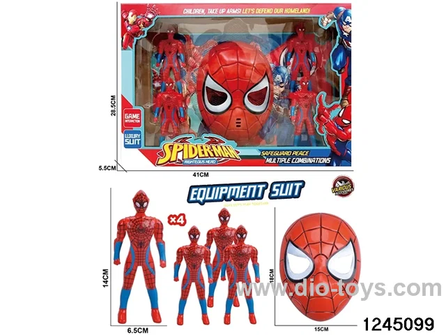 4 pcs Heroes & mask sets